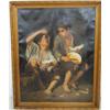 Image 1 : Old Master type painting "Melon Eaters"
