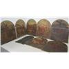 Image 1 : Set of 8 religious paintings 19th c