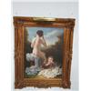 Image 1 : Gilt framed oil painting on canvas