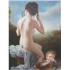 Image 2 : Gilt framed oil painting on canvas