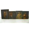 Image 1 : 4 oil paintings on canvas