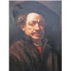 Image 2 : Oil painting of "Man with Moustache & Cap"