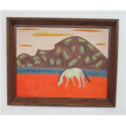 American oil painting attributed to Milton Avery