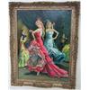 Image 1 : Gilt framed "Flamenco Dancers"