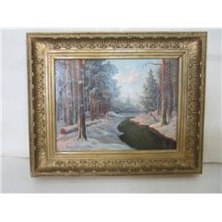 Russian painting signed Adolf Feder