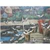 Image 2 : Abstract "Harbor Scene" signed Harry Haring