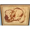 Image 1 : 20th c. French Georges Oudot lithograph "Nude"