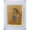 Image 1 : Pastel "Woman" signed M. Lenson
