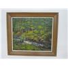 Image 1 : Oil painting signed Julia Coney "Forest Stream"