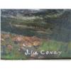 Image 3 : Oil painting signed Julia Coney "Forest Stream"