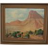 Image 1 : Oil painting signed J Speer "Western Landscape"