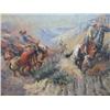 Image 2 : Gilt framed oil painting "Western Scene"