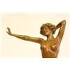 Image 2 : Bronze "Nude Bathing Beauty" on marble base
