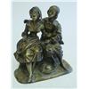 Image 1 : Bronze grouping "Man & Woman Seated"