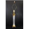 Image 1 : Bronze mounted crystal column lamp