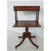 Image 1 : 2 tier English style mahogany table with desk