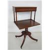 Image 2 : 2 tier English style mahogany table with desk