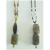 Image 2 : 2 jade necklaces with "Good Luck" symbols