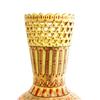 Image 2 : 19th c. Fischer yellow reticulated vase