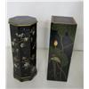 Image 1 : 2 ebonized lacquered pedestals