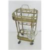 Brass liquor cart