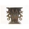 Image 2 : Metal vase with dragon handles Qing Dynasty