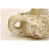 Image 4 : Carved white jade teapot