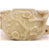 Image 5 : Carved white jade teapot