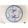 Image 2 : Blue & white plate of "Double Phoenix"