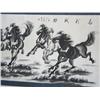 Image 2 : Chinese scroll of "7 Galloping Horses"