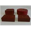 Image 2 : 4 cinnabar boxes