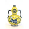 Image 1 : Qing Dynasty yellow vase with handles