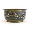 Image 3 : Chinese bronze & champleve enamel bowl