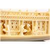 Image 3 : Ivory Chinese carving "Boat" on stand