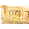 Image 5 : Ivory Chinese carving "Boat" on stand