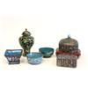 Image 1 : 6 enameled Chinese pieces
