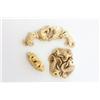 Image 6 : 9 carved bone & ivory pieces