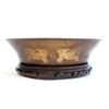 Image 5 : Scenicn brass bowl with calligraphy