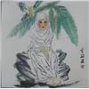 Image 1 : Chinese scroll of "Seated Woman"
