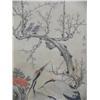 Image 2 : Chinese scroll of "Cranes & 2 Birds in a Tree"