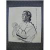 Image 1 : Chinese scroll "Old Woman Holding a Needle"