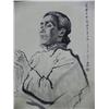 Image 2 : Chinese scroll "Old Woman Holding a Needle"