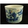 Image 2 : Porcelain brush pot with "Landscape"