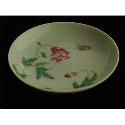 Porcelain dish with "Flowers & Butterfly"