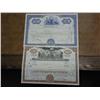 Image 1 : 2 STOCK CERTIFICATES (AS SHOWN)