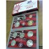 Image 1 : 2001 US SILVER PROOF SET (WITH BOX) TOUGHER DATE