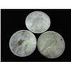 Image 2 : 3-1922 PEACE SILVER DOLLARS