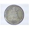 Image 1 : 1876-CC SEATED LIBERTY DIME