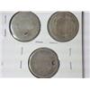 Image 2 : 3 SEATED LIBERTY DIMES 2 WITH HOLES