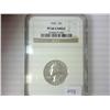 Image 1 : 1960 WASHINGTON SILVER QUARTER NGC PF66 CAMEO